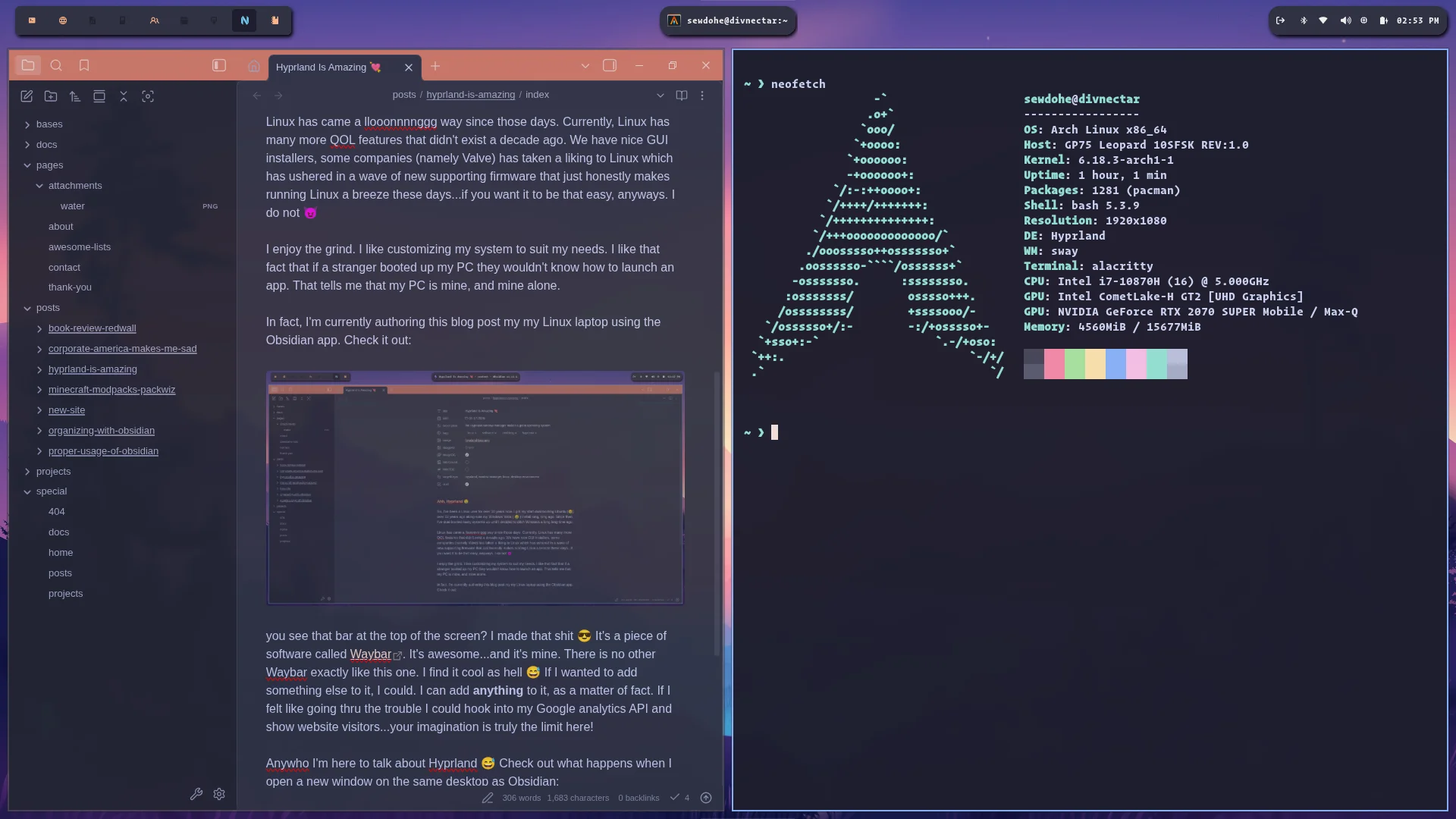 example of window tiling