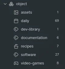my object tags
